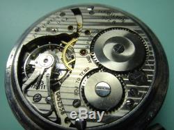Hamilton grade 992B 21-jewel RR grade pocket watch, 16-size, 50 mm, steel -p03