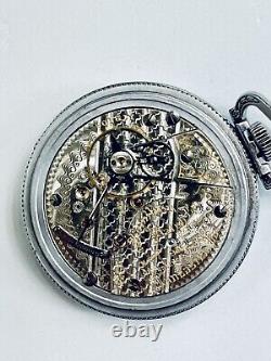 Hamilton pocket watch 18s 21j in a 55mm Display Back Case