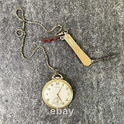 Hamilton pocket watch #917 17 jewel 14K gold filled vintage timepiece