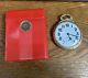 Hamilton Pocket Watch With Cigarette Box Celluoid Case Rare Red