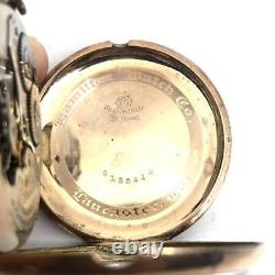 Hamilton's antique pocket watch 910 working product Hamilton original