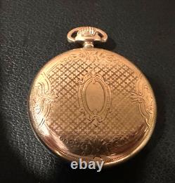 Hamilton size 16 Fancy Case 21 jewels Gold filled Pocket Watch 1924 exl. Cond