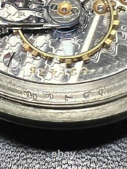 Hamilton watch CO. Grade 940 21 Jewels RR Pocket Watch motor barrel 631475 works
