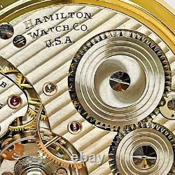 Hard 2 Find Marked U. S. GOVT. 1943 Hamilton 16S 21J 992B BOC Pocket Watch