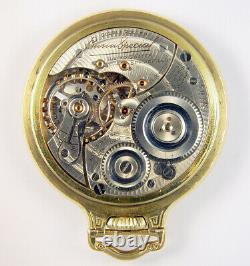 Illinois Bunn Special 161a 21j 60 Hour Rare Original Hamilton Cased Pocket Watch