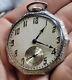 Incredible Hamilton 904 Pocket Watch 14k Gold Filled Textured Dial! 21j