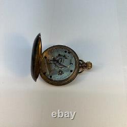 Lot of 7 Antique Pocket Watches Hamilton 992, Illinois, Waltham, American