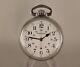 Military Hamilton Wwii 4992b 22j Open Face 16s Great Looking Pocket Watch