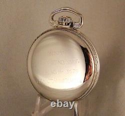 MILITARY WWII NAVIGATION COIN SILVER OF WATCH G. C. T. 4992B 22j 16s POCKET WATCH