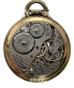 Men's Mint Hamilton 10KGF Lever 992B Railway Special Pocket Watch, Circa 1945