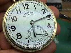 Mens Hamilton 950B Railroad Grade Pocket Watch 16S 23J Circa 1951 LOOK