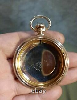 Minty Large Railroad Pocket Watch Case Gold Filled 18s Hamilton, Waltham, Elgin