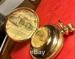 Minty Museum Piece Hamilton 941 Special Two Tone Hunting Case Pocket Watch