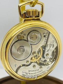 Minty Private Labeled 1913 Hamilton 16S 17J Grade 974 Mainliner Pocket Watch Run