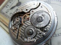 Montgomery Dial Vintage 1916 Hamilton 992 Railroad 21 Jewel 16 Size Pocket Watch