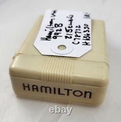 NICE! 1944 Hamilton 992B RAILROAD 16s 21J Pocket Watch 10K Gold Filled