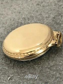 NICE Hamilton 992B 21j Adj 6 pos. Model 5 Gold Filled Railroad Pocket Watch