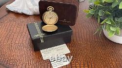NICE Hamilton Dupont 9274 Swiss Pocket Watch 16s 17j 14K Gold EP withHamilton Box