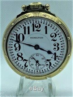 NICE Hamilton Elinvar 992E 16S, 21J, in a Hamilton Box, Super Clean Pocket Watch