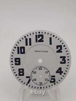 NOS Double Sunk Hamilton 992 21J 16s Double Sunk Boxcar Dial Apparently UNUSED
