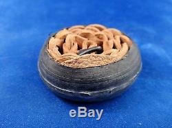 NOS WWII WW2 Pocket Watch Rubber Shock Absorbent Leather Chain for Hamilton