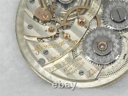 Near Mint State 23j Hamilton 920 High Grade 12s Movement & Enamel Dial, Running