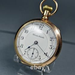 Nice 1898 Hamilton 17j 18s #926 Pocket Watch For Service/repair Free Balance