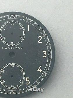 Nice Hamilton Model 23 Military Chronograph Dial For 16 Size Buy It Now