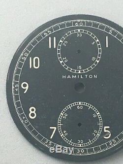 Nice Hamilton Model 23 Military Chronograph Dial For 16 Size Buy It Now