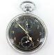 Only 27,100 Made 1942 Hamilton 16s 19j Chronograph Type D Military Pocket Watch