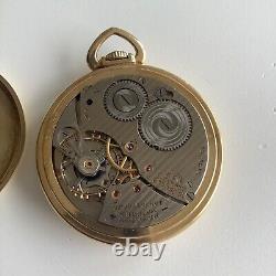 Original Vintage Hamilton 14K Gold Filled Pocket Watch Gordon Manary