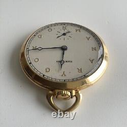 Original Vintage Hamilton 14K Gold Filled Pocket Watch Gordon Manary