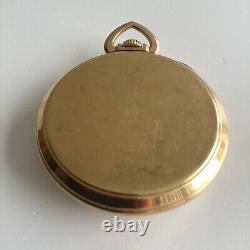 Original Vintage Hamilton 14K Gold Filled Pocket Watch Gordon Manary