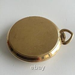 Original Vintage Hamilton 14K Gold Filled Pocket Watch Gordon Manary