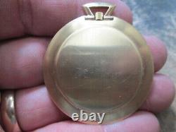 PATEK PHILIPPE TRIPPLE SIGNED VERY THIN 18K GOLD CASE RUNING Pocket Watch MINTY
