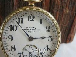 RARE 16s Hamilton Electric Railway Special Special pocket watch Repair RP4