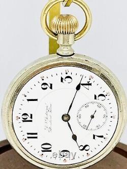 RARE 1903 Hamilton Grade 971 16S 21J Factory Display Pocket Watch Great Runner