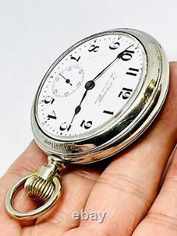 RARE 1903 Hamilton Grade 971 16S 21J Factory Display Pocket Watch Great Runner