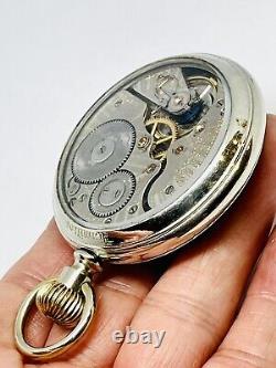 RARE 1903 Hamilton Grade 971 16S 21J Factory Display Pocket Watch Great Runner