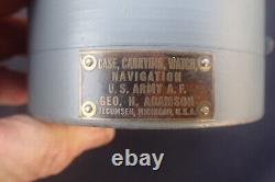 RARE 800 SILVER WW2 Hamilton 4992B G. C. T. USAF Navigational Watch +ORIGINAL Case