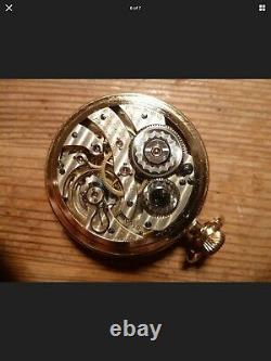 RARE Hamilton 16S 19J grade952 Model3 Adjusted Railroad Grade Pocket watch