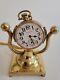 Rare Hamilton Gold Filled Pocket Watch With Stand And 1882 $5 Gold Coin Fob