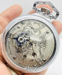RARE OFFICIAL STD 1905 Hamilton 18S 17J Grade 936 Salesman Pocket Watch Accurate