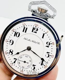 RARE OFFICIAL STD 1905 Hamilton 18S 17J Grade 936 Salesman Pocket Watch Accurate
