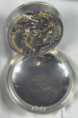 Rare 1902 Hamilton Grade 941 18s 21j Mod 2 Railroad Gr Pocket Watch IWCC SF Case