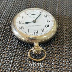 Rare 1908 Hamilton 944 RR Grade Pocket Watch 18S 19J Fahys Gold Filled Case