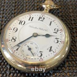 Rare 1908 Hamilton 944 RR Grade Pocket Watch 18S 19J Fahys Gold Filled Case