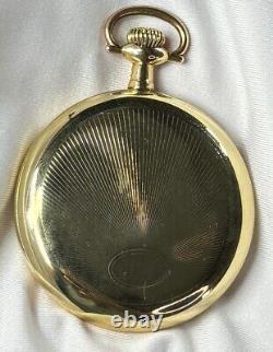 Rare 1911 Hamilton Grd 952 Mod 3 16s 19j Pocket Watch Ham Dial withMin 14K GF Case