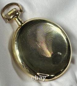 Rare 1911 Hamilton Grd 952 Mod 3 16s 19j Pocket Watch Ham Dial withMin 14K GF Case