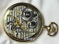 Rare 1911 Hamilton Grd 952 Mod 3 16s 19j Pocket Watch Ham Dial withMin 14K GF Case